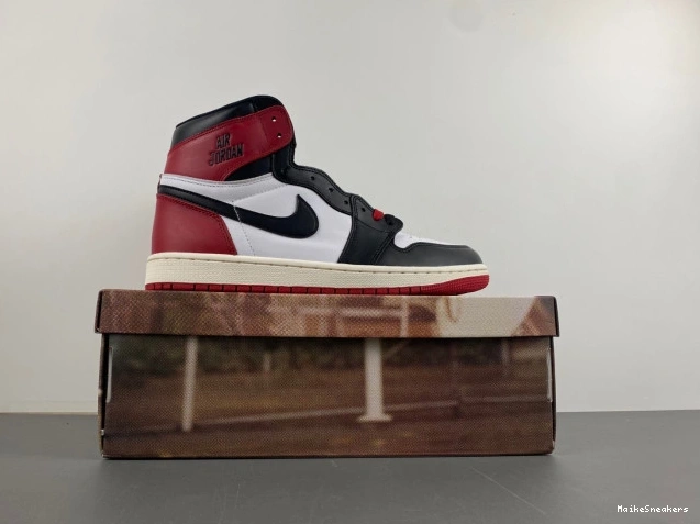 MaikeSneakers High Jordan Black 1 Toe Air Reimagined OG DZ5485-106 0708